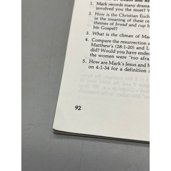 The Gospel According To Mark Book 2 New Testament Collegeville Bible READ - Picture 4 of 7